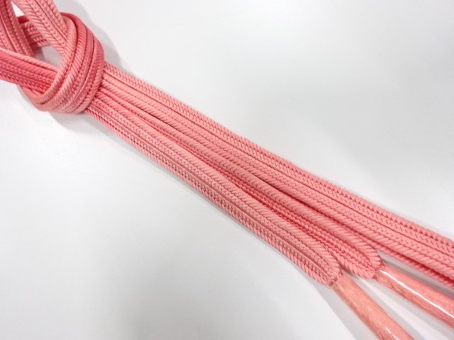 JAPANESE KIMONO / UNUSED HAND-TIED OBIJIME